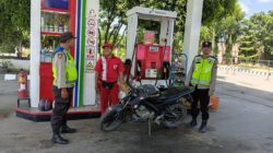 Polsek Padang Tualang Laksanakan Patroli, Monitoring Ketersediaan BBM di SPBU
