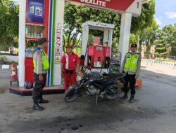 Polsek Padang Tualang Laksanakan Patroli, Monitoring Ketersediaan BBM di SPBU