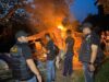 Dapat Perlawanan WargaSatresnarkoba Polrestabes Medan Bumihanguskan Sarang Narkoba Klambir V