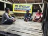 Sambangi Pos Kamling di Desa Suka Rakyat, Bhabinkamtibmas Polsek Bahorok Sampaikan Pesan Kamtibmas kepada Warga