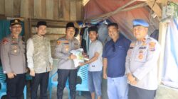 Kapolres Langkat Salurkan Bantuan untuk Korban Banjir di Besitang Pastikan Polri Hadir di Tengah Masyarakat
