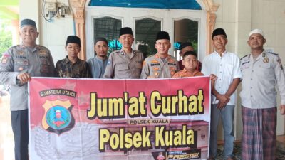 Polsek Kuala Gelar Jumat curhat, Serap Aspirasi dan Perkuat Kedekatan dengan Masyarakat
