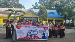 Ciptakan Generasi Muda Tertib Berkendara, Satlantas Polres Langkat Bekali Pelajar SMP