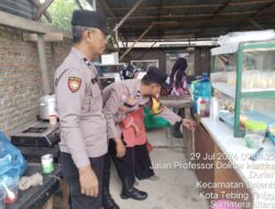 Respons Cepat Polres Tebing Tinggi, Bhabinkamtibmas Lakukan Pengecekan TKP Pencurian di Kantin Sekolah