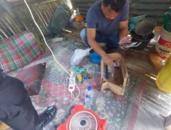 Polsek Binjai Gandeng TNI dan Kepala Desa Grebek Sarang Narkoba