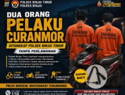 Dua Pelaku Curanmor Ditangkap Polsek Binjai Timur Tanpa Perlawanan