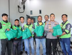 Kapolres Langkat Silaturahmi dengan Pengemudi Ojek Online, Ajak Jaga Kamtibmas Jelang HUT RI