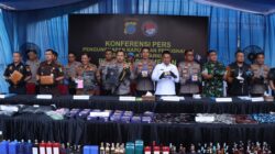 POLRESTABES MEDAN UNGKAP 1.187 KASUS NARKOBA DALAM 300 HARI, MUSNAHKAN PULUHAN KILOGRAM BARANG BUKTI