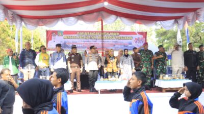 Kapolres Langkat Hadiri puncak peringatan Brandan Bumi Hangus yang ke-79 Pangkalan Berandan