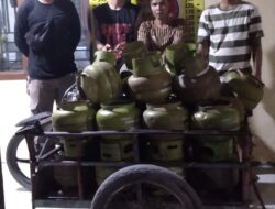 Reskrim Polsek Bandar Huluan Bongkar Pencurian 34 Tabung Gas, Dua Pelaku Diamankan