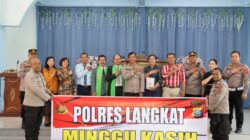 Polres Langkat Gelar Minggu Kasih, Ajak Jemaat GKI Bersama Jaga Kamtibmas dan Waspadai Kejahatan Siber