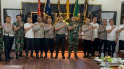 Perkuat Sinergitas TNI-Polri, Kapolres Binjai Bersama PJU Silaturahmi ke Mako Yonif Raider 100/PS.