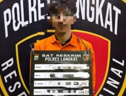 Polres Langkat Tangkap Tujuh Pelaku Pencurian Disertai Kekerasan di Empat Lokasi, Dua Senjata Tajam dan Dua Sepeda Motor Diamankan