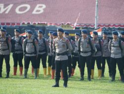 Brimob Sumut Bergerak ke Karo, 100 Personel Siap Temani Warga di Tengah Erupsi Gunung Sinabung