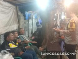 Pastikan Kamtibmas Kondusif, Polres Tebing Tinggi Pantau Pos Satkamling Langsat