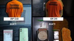 Komitmen Perangi Narkoba, Satresnarkoba Polres Binjai Tangkap Dua Pengedar Dan Amankan Barang Bukti Sabu