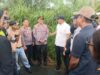 Gubernur Sumut Bersama Kapolres Binjai dan Plt. Bupati Langkat Tinjau Jalan Longsor di Desa Telagah