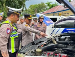 Antisipasi Bencana, Polres Langkat Cek Kesiapan Sarpras Penanganan Bencana Alam
