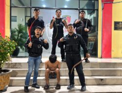 Tim Macan Polres Pelabuhan Belawan Terkam Pemuda Diduga Hendak Tawuran, Sita 4 Celurit