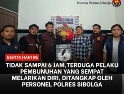 SIBOLGA — Polres Sibolga menangkap terduga pelaku penusukan yang menyebabkan seorang warga berinisial SL (32) meninggal dunia. Terduga pelaku berinisial AN (33) ditangkap sekitar enam jam setelah peristiwa terjadi.