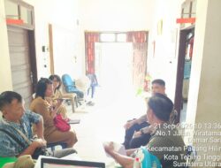 Pererat Silaturahmi, Polsek Padang Hilir Berkunjung ke Kelurahan Damar Sari