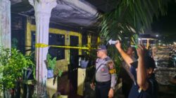 Polres Tebing Tinggi Tangani Kebakaran Dua Rumah di Tanjung Marulak, Diduga Akibat Korsleting
