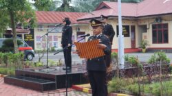 Wakapolres Langkat Kompol Vivin Ayuningtias Pimpin Upacara Hari Kesaktian Pancasila