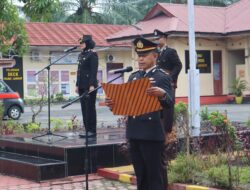 Wakapolres Langkat Kompol Vivin Ayuningtias Pimpin Upacara Hari Kesaktian Pancasila