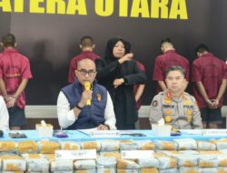 Polda Sumut Ungkap Tiga Kasus Narkoba, Sita 244 Kg Sabu