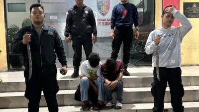 Respon Pengaduan Call Center 110,Tim Macan Amankan Dua Remaja Terkait Tawuran di Maden Lama