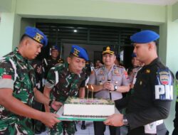 Kapolres Tebing Tinggi Sambangi Subdenpom, Perkuat Sinergitas di HUT ke 81 TNI