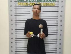 Drama Penyamaran di Kebun Sawit, Sat Res Narkoba Polres Sergai Berhasil “Gerebek Sarang Narkoba” dan Ratakan Gubuk Transaksi