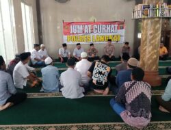 Kapolres Langkat Sambangi Masjid Jamik Al Amin, Serahkan Bansos dan Serap Aspirasi Warga