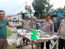 Polres Tebing Tinggi Sambangi Pedagang, Ajak Masyarakat Cegah Gangguan Kamtibmas