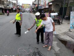 Tabrak Lari di Jalan Medan – Tebing Tinggi, Pengendara Sepeda Motor Meninggal Dunia di TKP