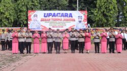 Kapolres Langkat pimpin sertijab Kasat Reskrim, Kasat Narkoba dan Kapolsek