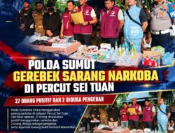 Polda Sumut Gerebek Sarang Narkoba di Percut Sei Tuan, 27 Orang Positif dan 2 Diduga Pengedar