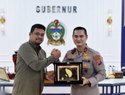 Kapolda Sumut Silaturahmi dengan Gubernur Perkuat Kolaborasi Jaga Kondusivitas Sumatera Utara