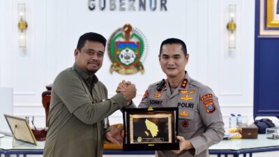 Kapolda Sumut Silaturahmi dengan Gubernur Perkuat Kolaborasi Jaga Kondusivitas Sumatera Utara