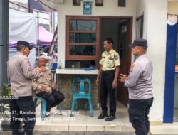 Sat Binmas Polres Tebing Tinggi Laksanakan Pembinaan Binkamsa kepada Security Bank
