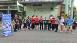 Polres Tebing Tinggi Sosialisasi SPMB SMA Kemala Taruna Bhayangkara di CFD Lapangan Merdeka