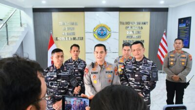 Kapolda Sumut Sambangi Kodaeral I Belawan, Kolaborasi Jaga Kondusifitas Wilayah