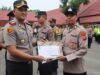 Kapolres Binjai Beri Penghargaan kepada 12 Personel dan Sertifikat Pelatihan kepada 8 Personel
