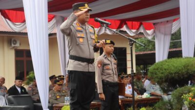 Kapolres Langkat Pimpin Apel Operasi Patuh Toba 2026