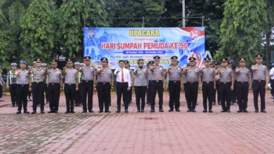 Semangat Sumpah Pemuda ke-98, Polres Langkat Perkuat Persatuan dan Profesionalisme Personel
