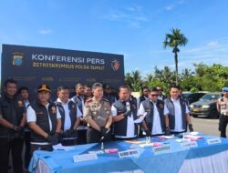 Polda Sumut Gagalkan Pengiriman 144 Ballpress Ilegal Senilai Rp432 Juta di Tol Sergai